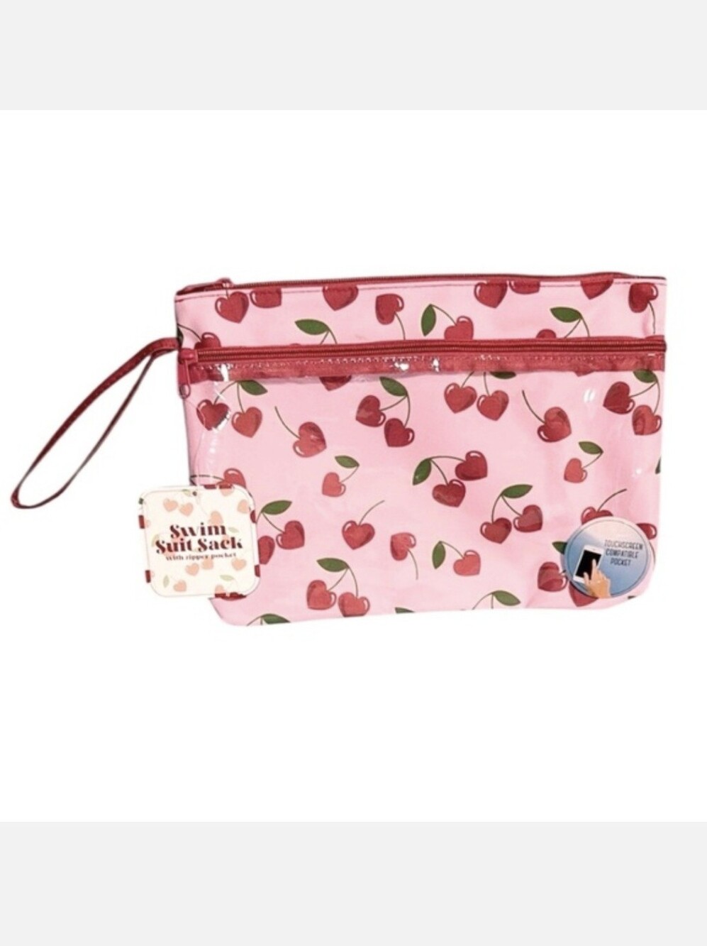 Swim Suit Sack Dual Zipper Pouch Bag
